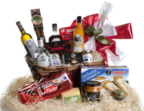 Cestas de navidad con productos de Cantabria