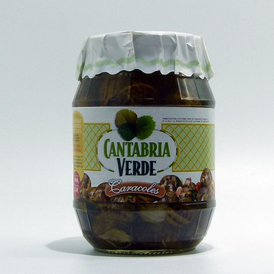 Caracoles Cantabria verde | Compra caracoles cocidos en conserva