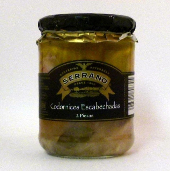 Codorniz Escabechada Conservas Serrano