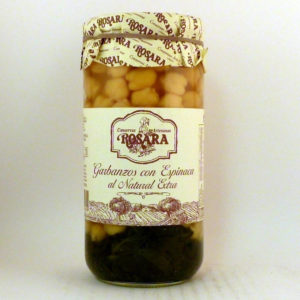 Garbanzos con Espinacas conservas Rosara