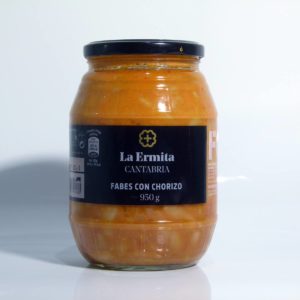 Fabes con chorizo delicatessen la Ermita