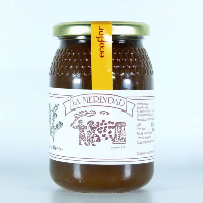 Comprar miel de brezo de cantabria pura artesana la merindad gourmet online 500 gramos