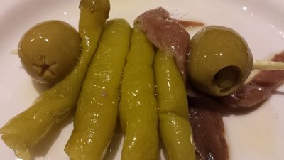 Aperitivos con anchoas