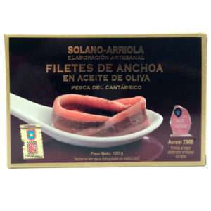 Anchoas Solano Arriola Hansa 10-12 filetes