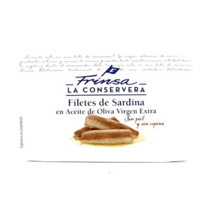 Filetes de sardina sin piel ni espinas Frinsa en aceite de oliva