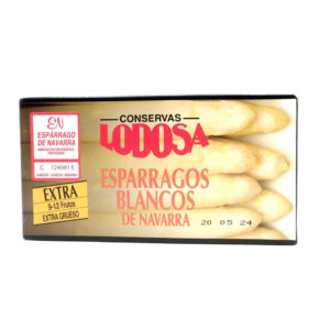 Lata de espárragos de Navarra Conservas Lodosa 9-12 frutos
