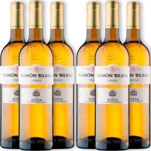 Oferta 6 botellas de vino Blanco Ramón Bilbao Verdejo