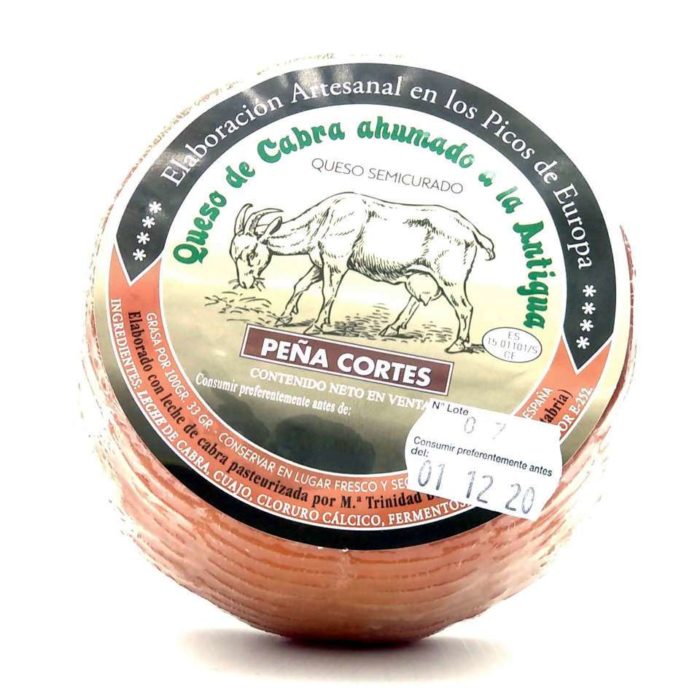 Queso de cabra ahumado de Áliva Peña Cortés