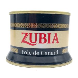 comprar foie gras de pato ZUBIA lata 130 gramos