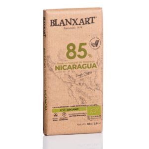 Blanxart chocolate 85% cacao criollo trinitario Nicaragua tableta de 80 grs