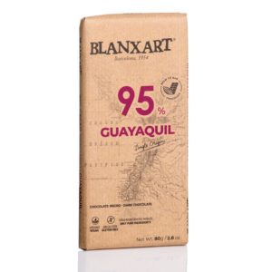 Chocolate Blanxart 95% cacao Nacional Guayaquil 80 grs