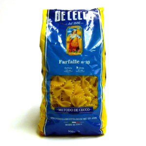 Pasta italiana De Cecco Farfalle n 93