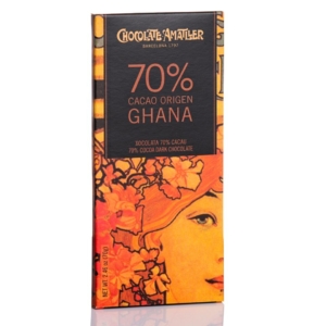 Tableta de Amatller chocolates 70% cacao origen Ghana online