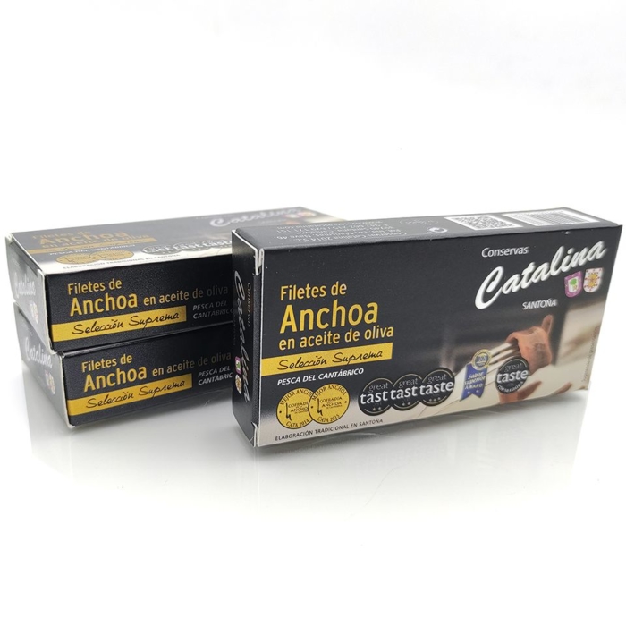 Pack ahorro 3 octavillos de anchoas Catalina