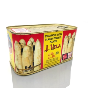 Comprar online Espárragos extra gruesos de Navarra conservas J Vela 6-8 frutos