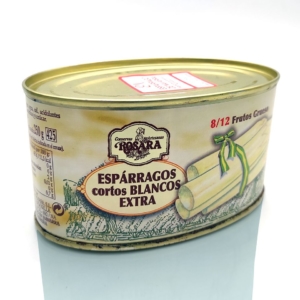 Comprar online Espárrago de Navarra corto blanco extra conservas Rosara