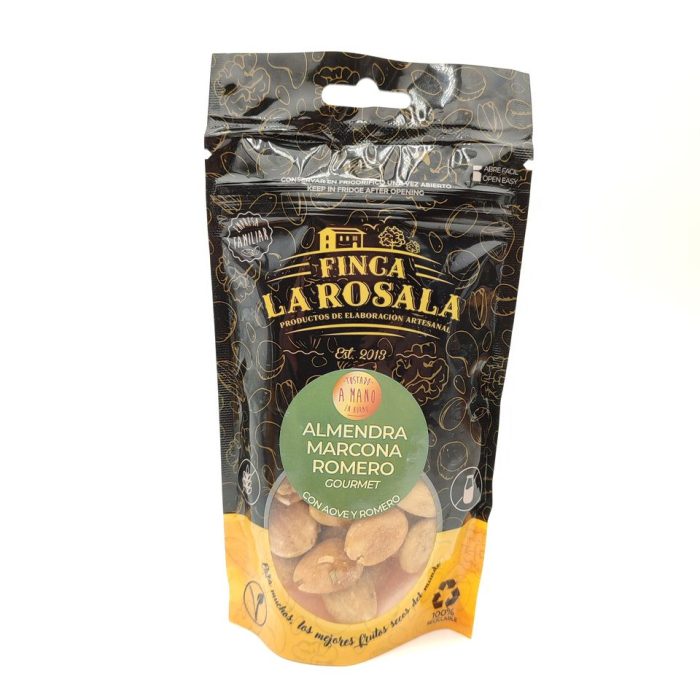 Almendra con Romero y AOVE 80 grs Finca La Rosala