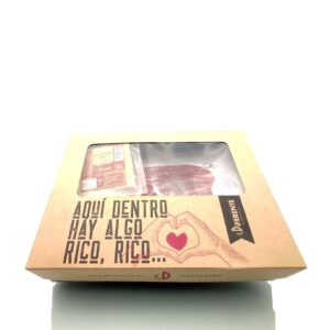 Pack ahorro promoción de pañeta iberica de cebo y regalo de cuña de queso